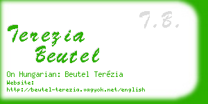 terezia beutel business card